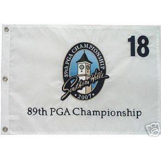 2007 PGA Southern Hills Tour Flag Authentic TIGER WOODS