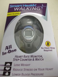 Smart Health Walking Heart Rate Monitor Watch Step Counter