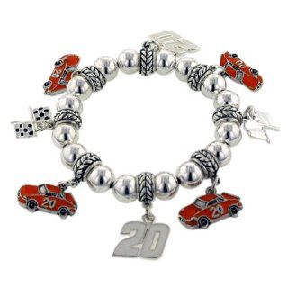 Pugster Number 20 Race Car Bracelets Jewelry 