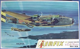 Handley Page Halifax 1 72 Airfix Craftmaster Model Kit Old B 111