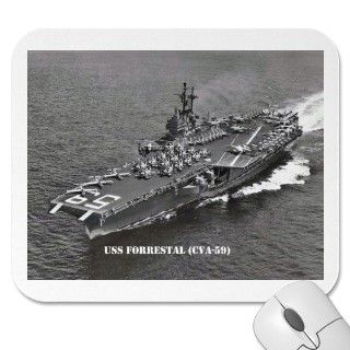 USS FORRESTAL (CVA 59) MOUSE PADS 