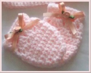 Pattern to Crochet Cardigan Pram Set for 0 3 Month Baby Reborn Doll