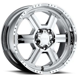Tec Off Road 18 Chrome Wheel / Rim 5x5 with a 25mm Offset and a 78.1