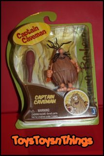 Hanna Barbera 2012 Captain Caveman with Club Figure New 3 3 5 Inch