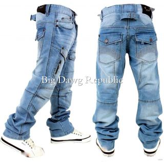   Mens Boys Jeans Comfort Style Fit Time Is Hip Cargo Money