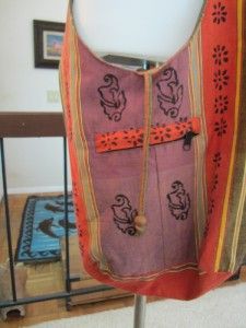 Reversible Tibetan Boho Hippie Cotton Shoulder Messenger Bags Handmade