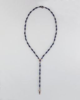 Stephen Webster Cross & Dagger Rosary Necklace   