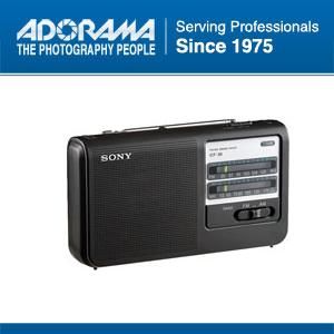 Sony ICF38 Portable High Power Am FM Radio AC DC Black