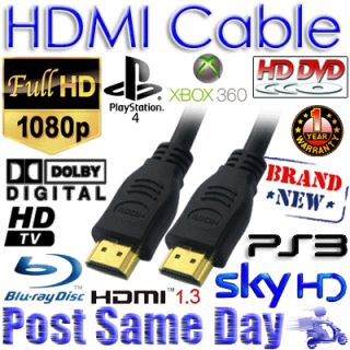 Scart RCA DB9 HDMI s VGA DVI D 1080p HD 3D AV Video Cable 1M 2M 2 5M