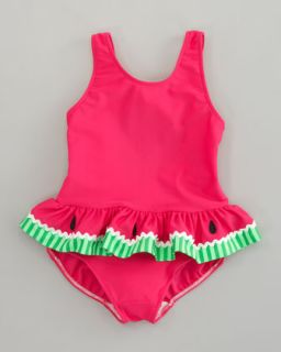 468J Florence Eiseman Watermelon Swimsuit, Sizes 6 24 Months