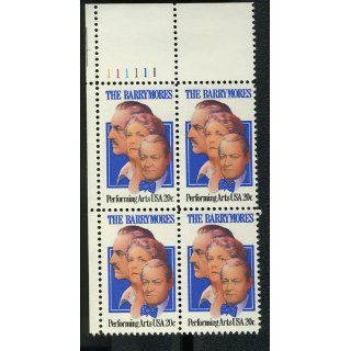  2012 Plate Block of 4 with number   20 Cent Stamps 