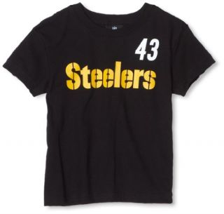  Steelers Troy Polamalu 8 20 Name & Number Tee Shirt Boys Clothing