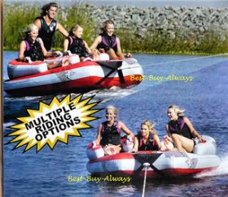 HO Atomic 4 Towable Water Tube for boats lakes ski 1 4 person