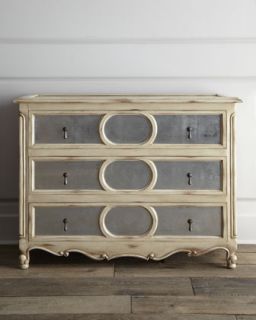 Amelie Mirrored Nightstand   