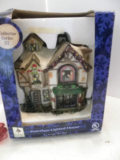Christmas Lighted Village Victorian House Victoria Falls