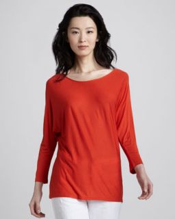 Boat Neckline Rayon Top  