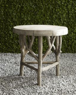 Wood Side Table  