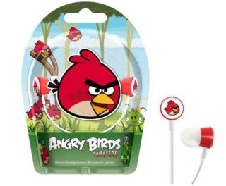 Each set of Angry Birds headphones comes in lively packaging