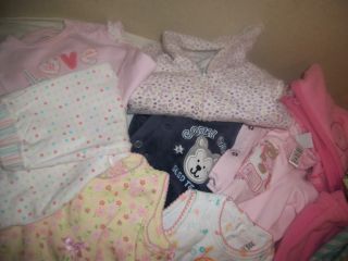 Lot of Infant Girls Clothing size 6 to 9 Months In Euc Carters, Just
