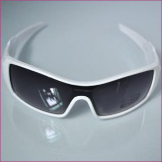  Black White Frame Gray Blue Sport UV400 Sunglasses Helen Keller