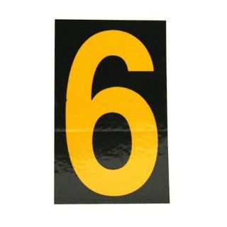 NUMBERS REFLECTIVE NUMBER 6 1.5