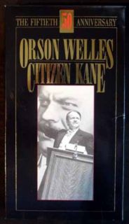 Citizen Kane The 50th Anniversary Collectors Edition VHS Plus EXTRAS