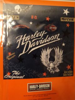 Harley Davidson Woven Shower Curtain New Nice