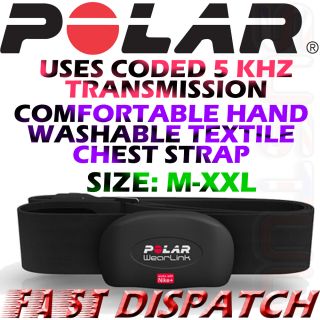 Polar Wearlink Transmitter Heart Rate Sensor Size M XXL iPod Nano NIKE