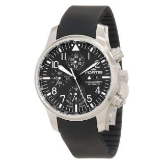 Fortis Mens 701.10.81 K F 43 Flieger Chronograph Black Automatic