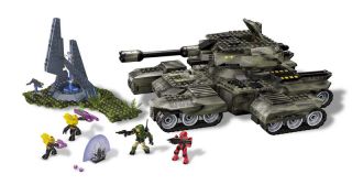 This buildable toy comes with several figures, including a Spartan