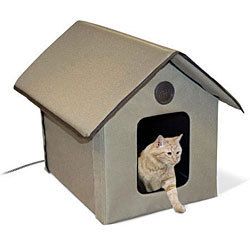Outdoor Non Heated Kitty Cat House Bed Pad Waterproof KH3990