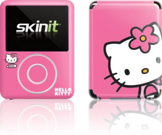 skinit hello kitty sitting pink skin for apple ipod nano 3rd gen 4gb