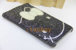 Bling Crystal Hello Kitty Back Cover Case for  Kindle Fire HD 7