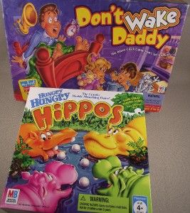 DonT Wake Daddy Hungry Hippos Game Lot 100 Complete
