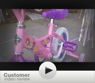 Huffy 12 Inch Girls Disney Princess Bike (Shimmer Pink