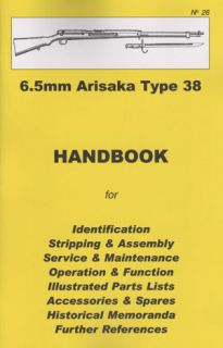   ARISAKA TYPE 38 JAPANESE WWII RIFLES ID STRIPPING PARTS HISTORY BOOK