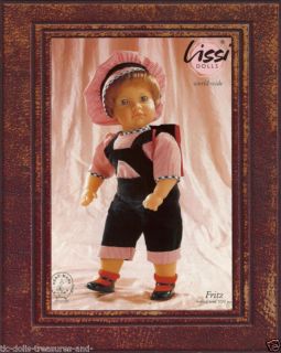 Lissi Doll Collection Named Fritz August 1993 ALMOST22
