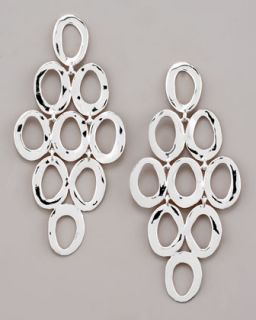 Silver Modern Earrings  