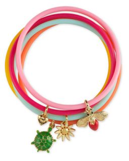 Juicy Couture Girls Jelly Bracelets, Set of Five   