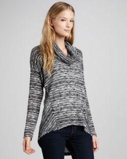 T5QPV Splendid Norwegian Loose Slub Sweater, Pepper