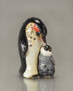 Jay Strongwater Marlow and Olive Penguins Mini Figurine   Neiman