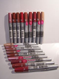 Maybelline Super Stay LipColor 18 pc Mixed Color Wholesale Lot