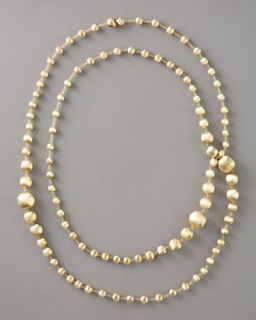 Marco Bicego Long Gold Bead Necklace, 47 1/2L   