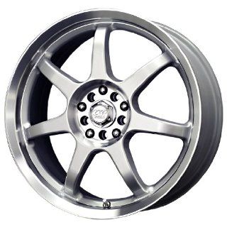 MB Wheels Seven X Silver Machined Wheel (17x7/4x100mm)  