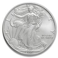  Coin 2008 Silver Eagle $1 One Ounce USA