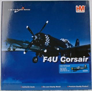  HA8206 F4U 1D Corsair USN VF 84 Roger Hedrick 148 Diecast Model