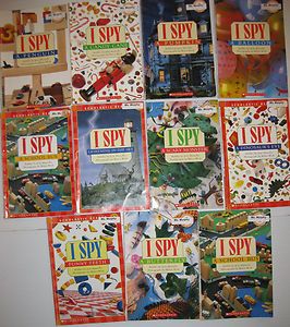 11 Books I Spy Lot Beginning Reader Scholastic Classroom Home Daycare