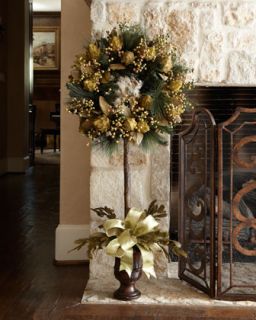 NM EXCLUSIVE Artichoke Christmas Wreath Topiary   