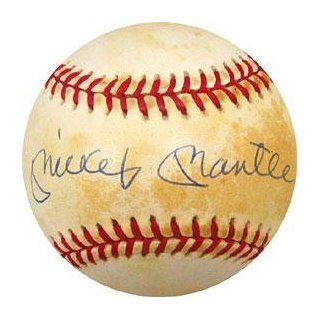 Mickey Mantle Autographed Baseball (Upper Deck Holo