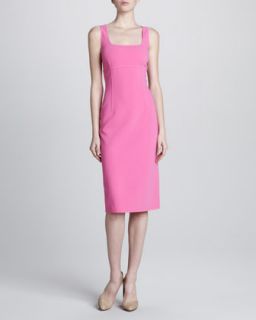 Fitted Sleeveless Sheath Dress  